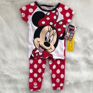 Toddler Pajamas Disney Minnie Mouse 2T NEW
